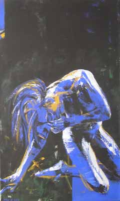 Blauer Akt